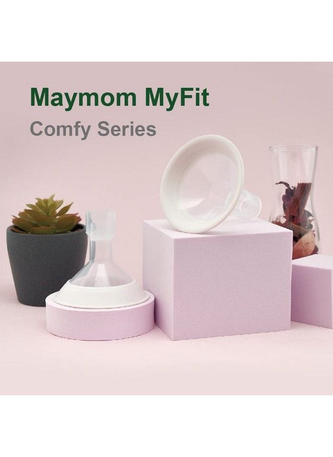 Maymom Myfit Comfy Series 22 Mm Two Piece Design Breastshield Compatible With Medela Breast Pumps; Not Original Medela Pump Parts; Replace Medela Shields; Fit Maxflow Flex Connector; 2Pc  - Image 5
