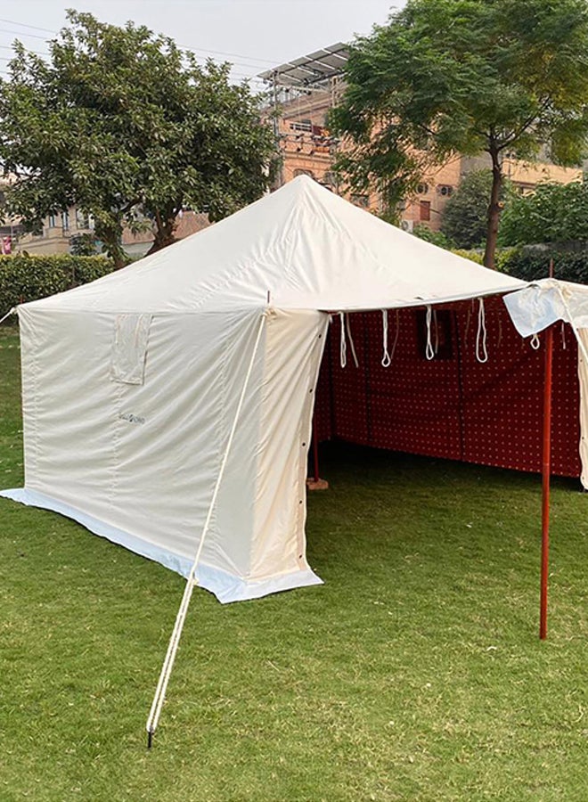 AL SANIDI خيمة نزهة، بيضاء، حجم 4*4 ياردة - Image 3