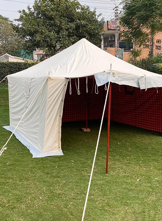 AL SANIDI خيمة نزهة، بيضاء، حجم 4*4 ياردة - Image 2