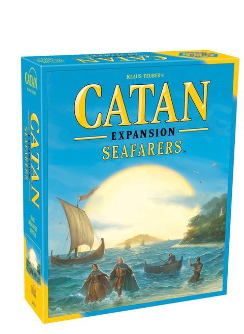 CATAN Seafarers Board Game Expansion - Explore, Settle, and Conquer New Isles! Strategy Game, Family Game for Kids and Adults, Ages 10+, 3-4 Players, 60 Minute Playtime