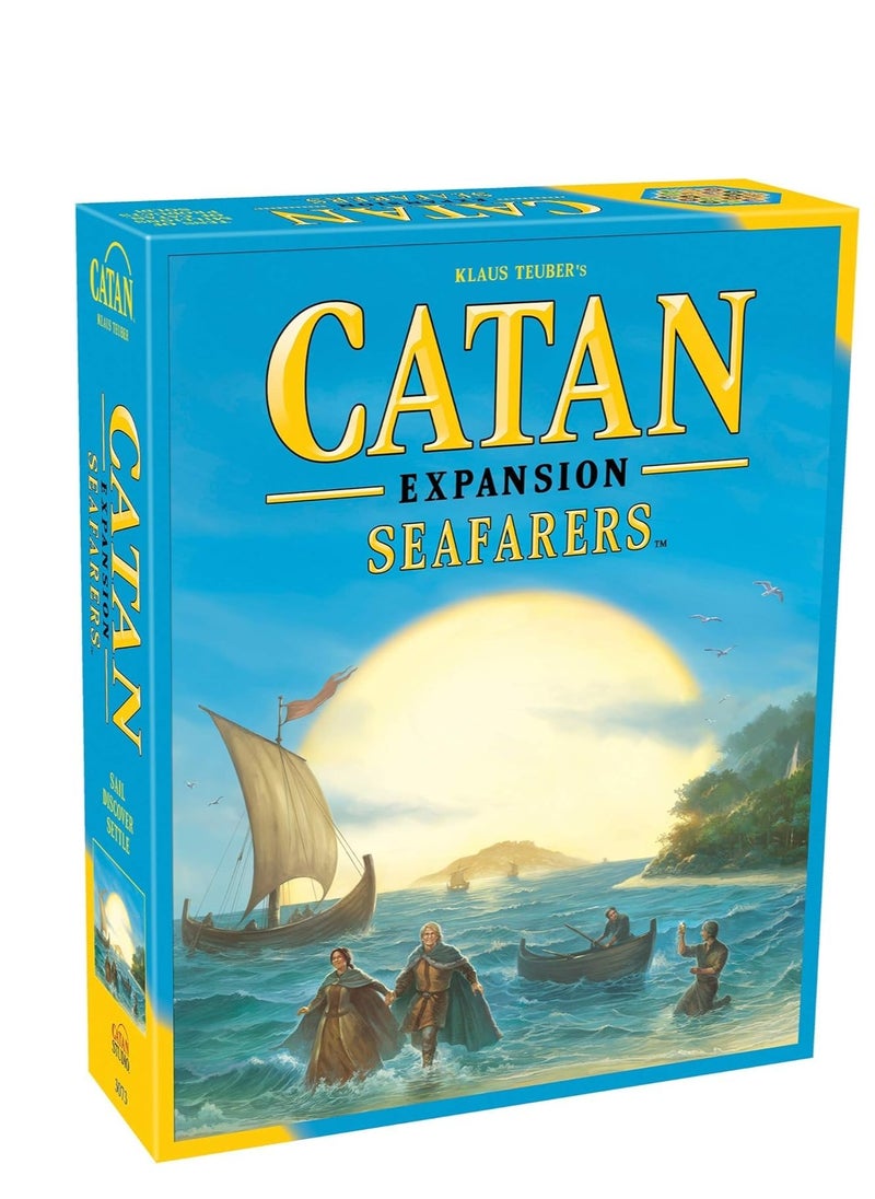CATAN Seafarers Board Game Expansion - Explore, Settle, and Conquer New Isles! Strategy Game, Family Game for Kids and Adults, Ages 10+, 3-4 Players, 60 Minute Playtime