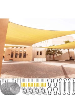 Arabest Sun Shade Sail, 3 x 5 m Rectangle Awning, 95% UV Block Canopy, Perfect for Outdoor Patios Garden Backyard Pergola Decking Swimming Pool  - Image 1