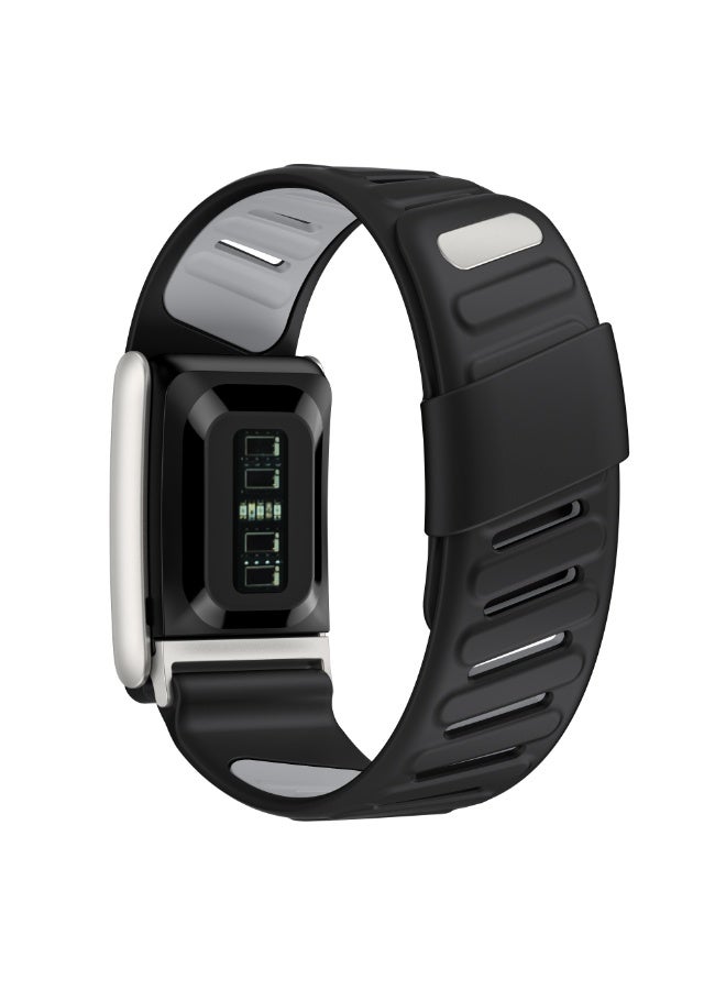 TEMPO SportFlex Silicone Strap for Whoop 5.0 One & Peak, Waterproof & Sweatproof Band with U Shaped Connector - Premium Fitness Accessory | NOT for Gen 4  - Image 2