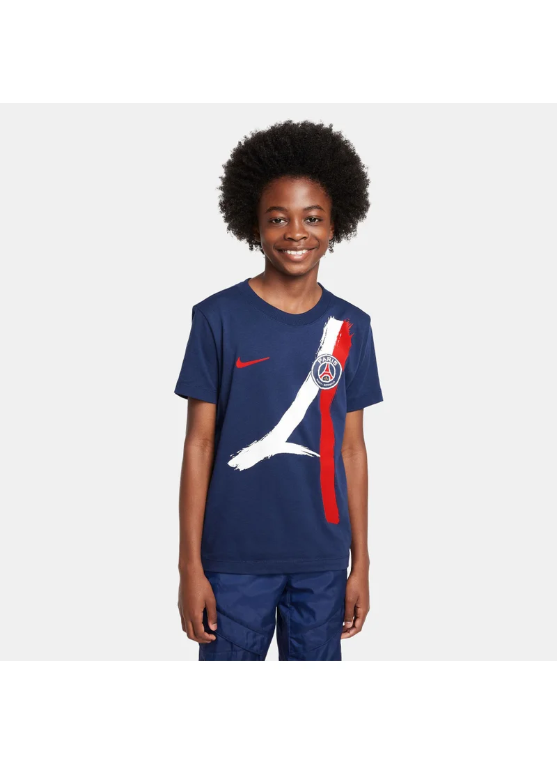 Nike Kids' Paris Saint-Germain Away Football Graphic T-Shirt