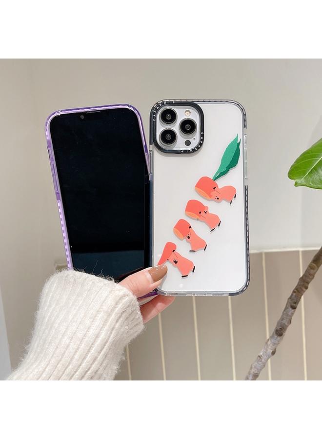 اس-توب جراب لهاتف iPhone XS Max بنمط توضيحي بسيط وتغطية كاملة - Image 3