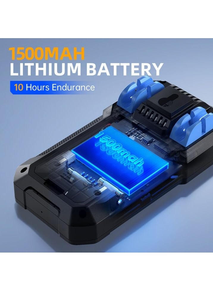 SYOSI متر الرقمي SYOSI، 10000 عدّ قابل للشحن، جهاز قياس الجهد التلقائي حتى 1000 فولت و10 أمبير، مختبر الجهد الذكي AC/DC مع وضع تسجيل ومراقبة البيانات، للمقاومة والسعة والثنائي - Image 3