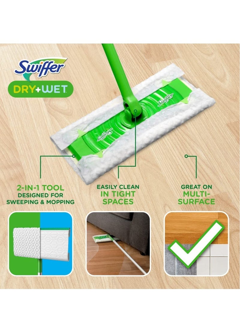 Swiffer - Sweeper Dry Sweeping & Mopping Cloth Refills for Floor mop, Sweeping cloths 84 Count With TRAP + LOCK Technology - Image 1