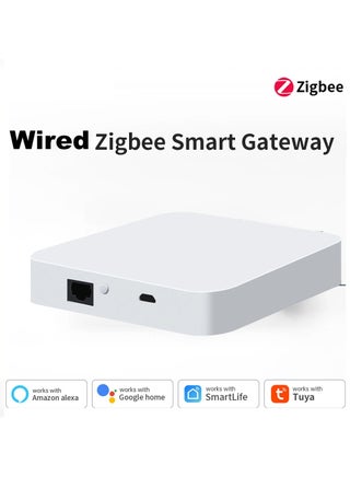 Tuya ZigBee Hub Tuya Zigbee 3.0 Wired Gateway Bridge for App and Voice Control, Tuya Smart Home Hub, Works with Alexa Google,works with Home Assistant - pzsku/Z537C273EA7ED730BB48CZ/45/1746266356/421d83b6-6258-4639-9cbd-06da3e5e74a9