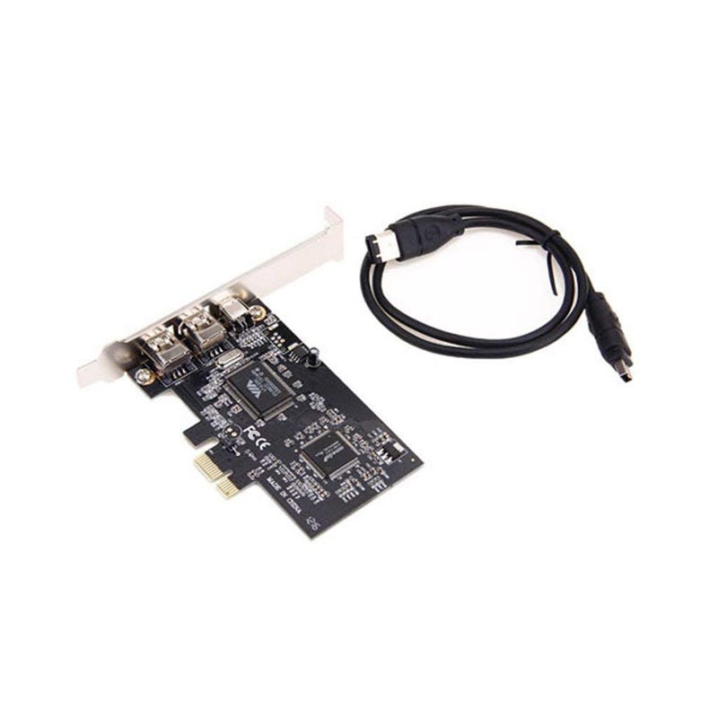 Technotech PCI Express x1 PCI-E FireWire 1394a IEEE1394 Controller Card for Laptop Windows (PCI Card) - Image 4
