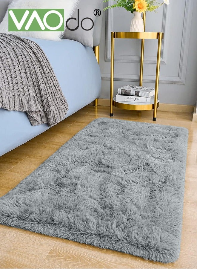 Modern Home Floor Mat, Carpet Furry Rug Fluffy Soft Washable, Rectangle No Shedding Bedside Rug, for Room Bedside Decoration Children's Room