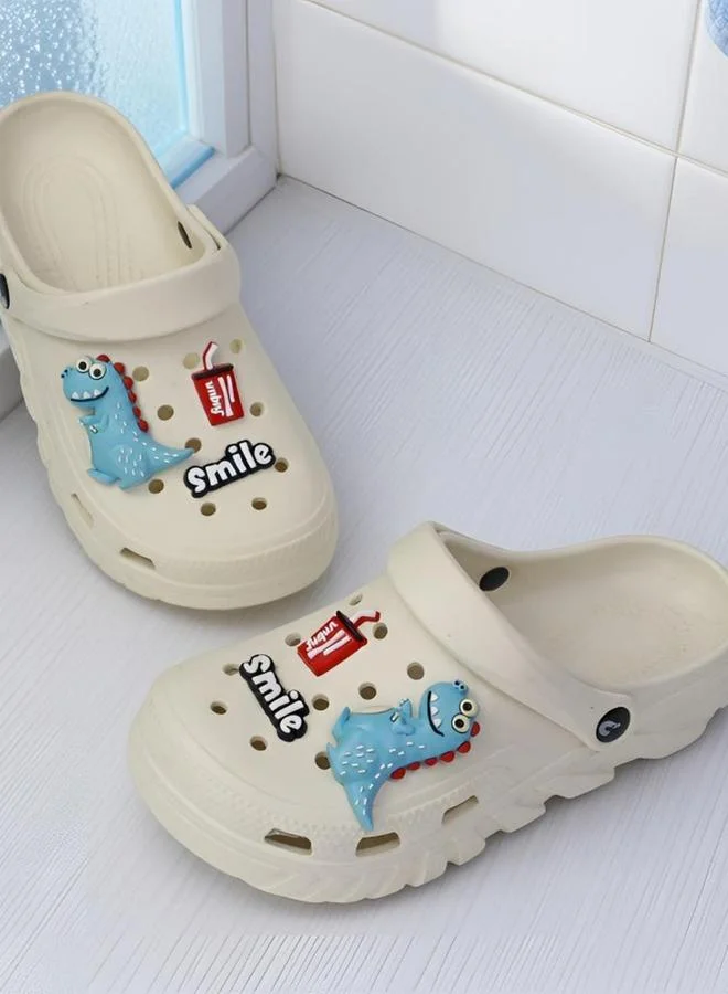 تايك تو Kids White Embellished Clogs