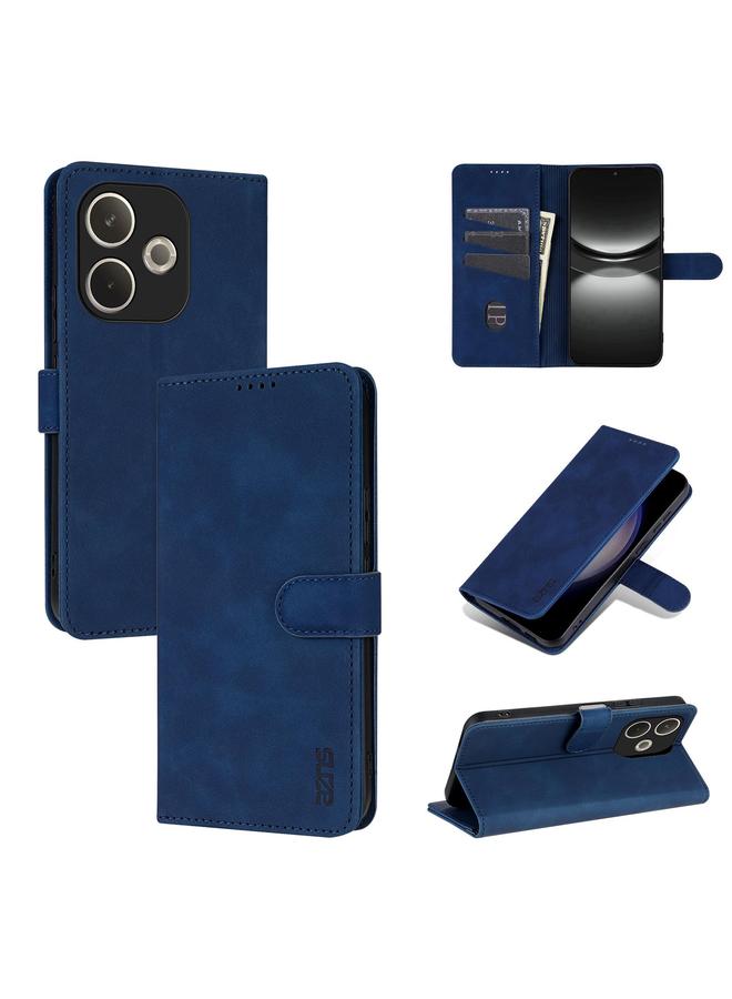 erorex Case For OPPO A5 Energy / A5 Pro 5G Global Skin Feel Calf Texture Flip Leather Phone Case - Image 1