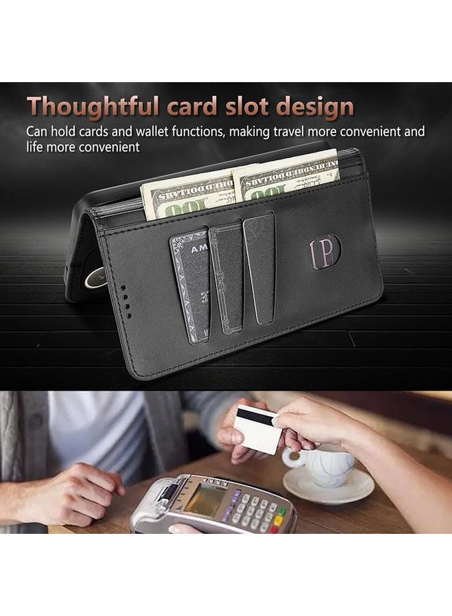 erorex Case For OPPO A5 Energy / A5 Pro 5G Global Skin Feel Calf Texture Flip Leather Phone Case - Image 5