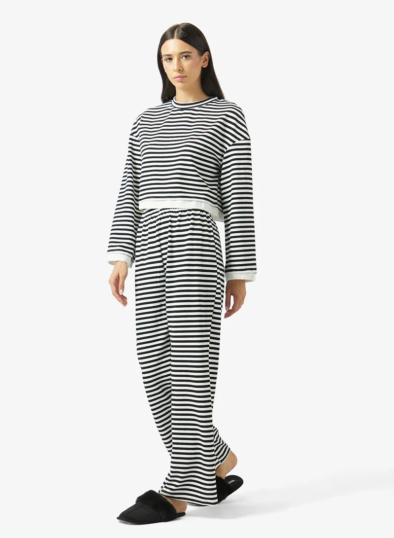 Ella  Striped Pyjama Set for Women | Best Price UAE