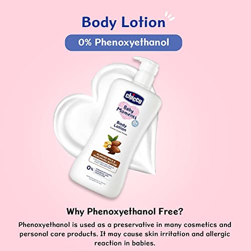 Chicco Baby Moments Body Lotion 200ml | Almond Milk & Murumuru Butter | Quick Absorb Formula with Natural Ingredients for Ultra Soft Skin | Dermatologically Tested | Parabens & Phenoxyethanol Free - Image 4