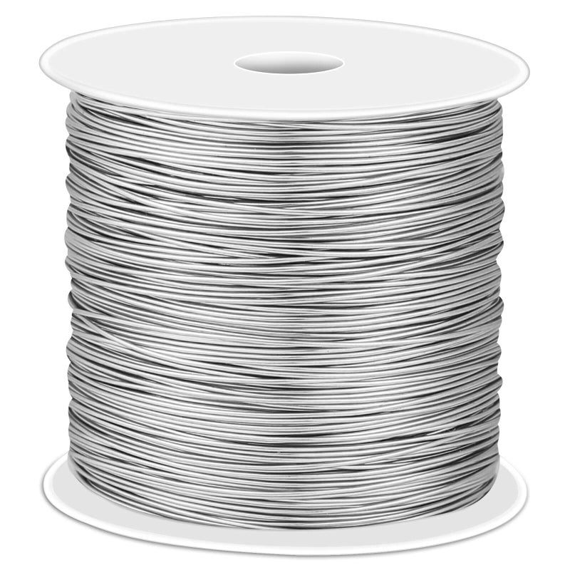 cridoz 22 Gauge Stainless Steel Wire for Jewelry Making, Baling Wire for Wrapping, Craft and Jewelry Making - Image 1