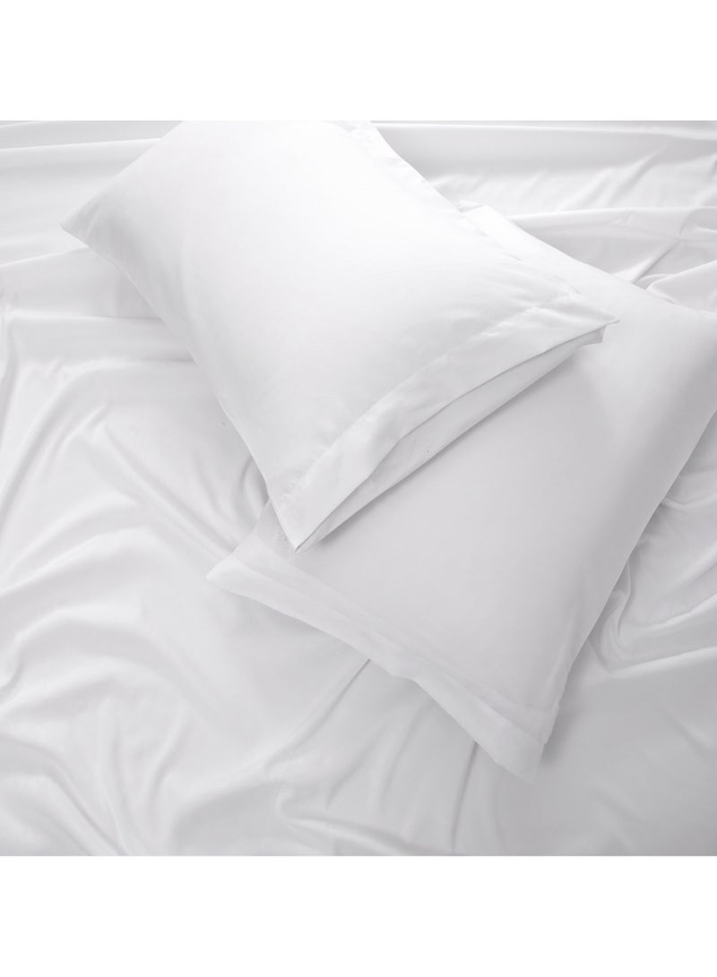 Panax Bedding Queen Bed Sheets Set - 4 Piece Bedding - Brushed Microfiber - Shrinkage and Fade Resistant - Easy Care (White, Queen) - Image 3
