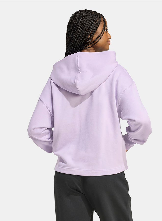 Adidas ALL SZN French Terry Loose Full-Zip Hoodie - Image 2