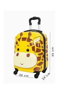 Generic Kids Luggage Travel Suitcase Children's Carry on Luggage 18" Cartoon Rolling Trolley Case Ride-on Wheeled Suitcase for Children Toddlers Boys Girls  - Image 4