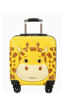 Generic Kids Luggage Travel Suitcase Children's Carry on Luggage 18" Cartoon Rolling Trolley Case Ride-on Wheeled Suitcase for Children Toddlers Boys Girls  - Image 1