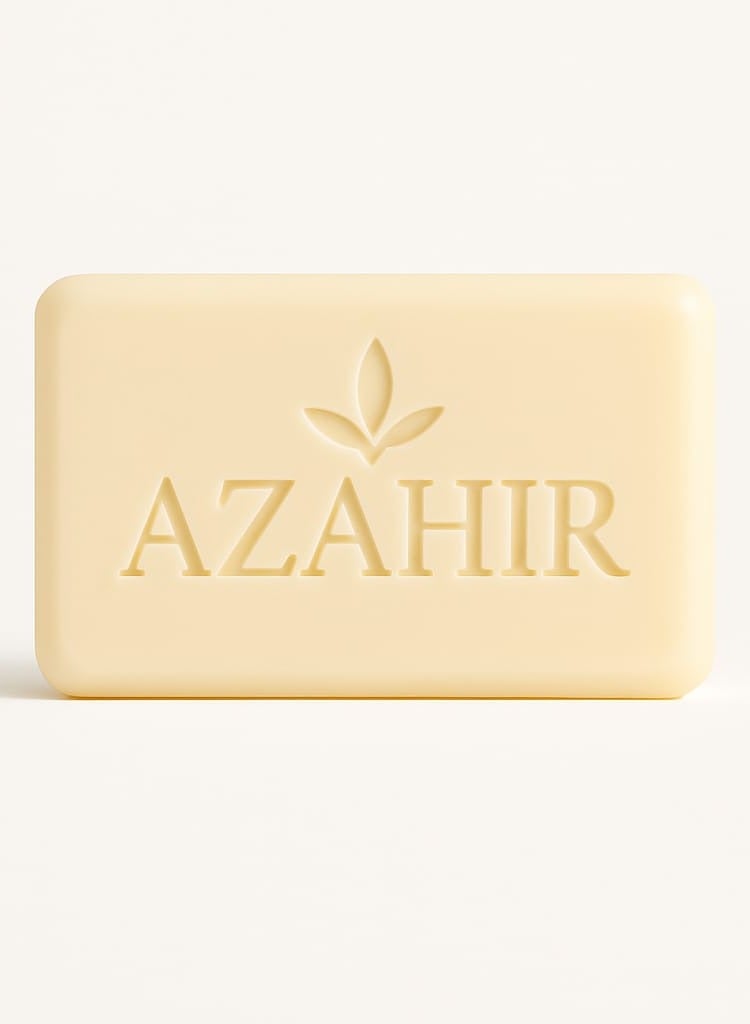 أزاهير صابونة الحليب من أزاهير – لترطيب وتفتيح البشرة – طبيعية 100% – 120 جم - Image 1