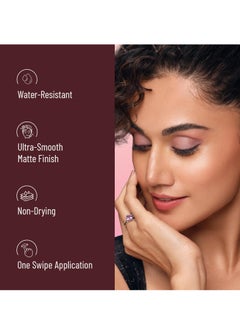 Swiss Beauty Swiss Beauty Pure Matte Lipstick Burgundy 3.8gm  - Image 3