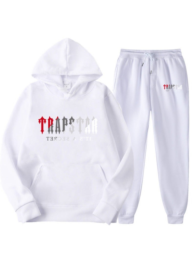 KUYING Men's Loose Sportswear And Sports Pants Two-Piece Set  - Image 1