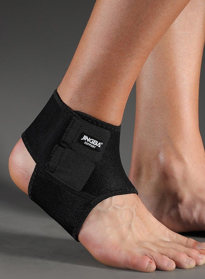 جينجبا سابورت دعامة كاحل قابلة للتعديل للرجال والنساء - دعم رياضي لوتر أخيل والتهاب اللفافة الأخمصية وإصابات الكاحل، مقاس واحد يناسب الجميع، دعامة كاحل رياضية - Image 1