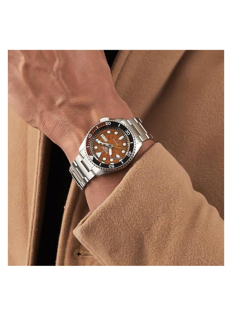 Seiko 5 Sports Street Automatic Brown Dial Watch SRPJ47K1 42.5mm - Image 5