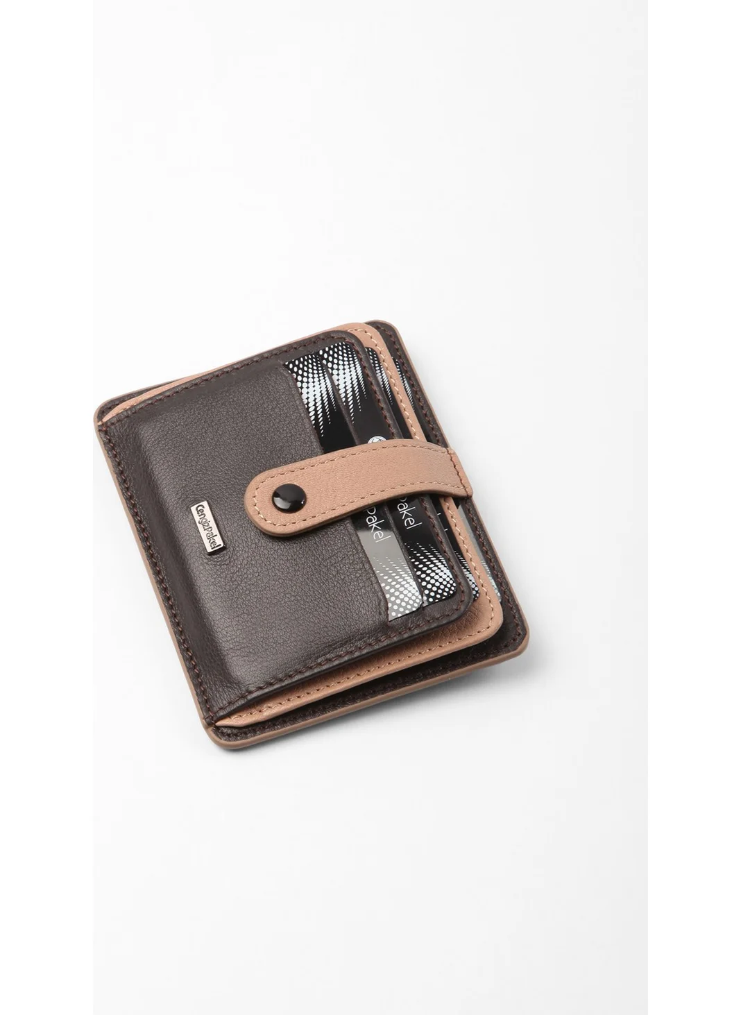 Cengiz Pakel Leather Brown-Soil Card Holder 2453T