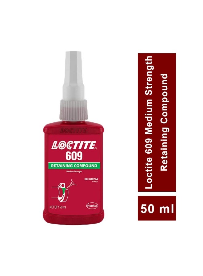 Loctite Henke 609 X 50Ml Retaining Compound General Purpose Green Color  - Image 1