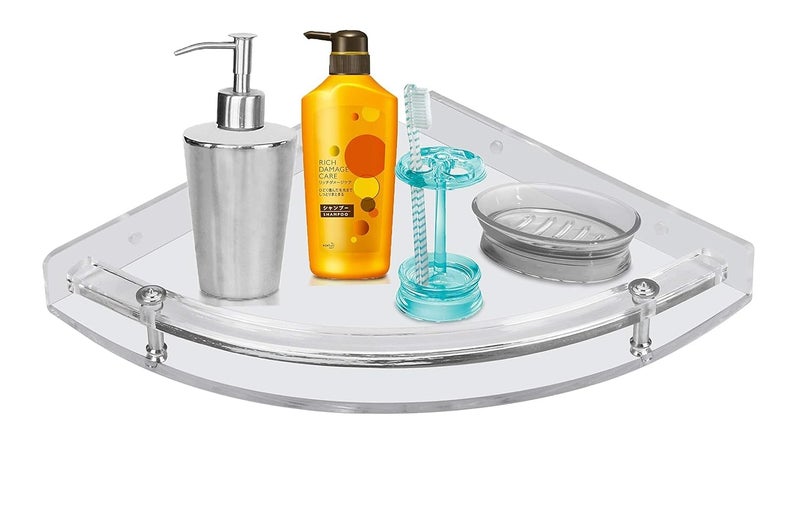EHKO Heavy Corner Shelf 12'' (6mm) Acrylic Wall Shelf - Image 4