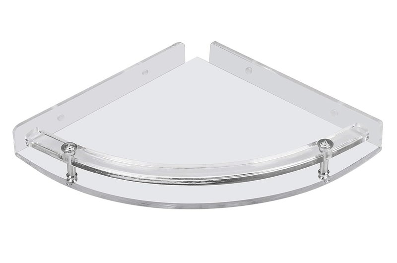 EHKO Heavy Corner Shelf 12'' (6mm) Acrylic Wall Shelf - Image 1