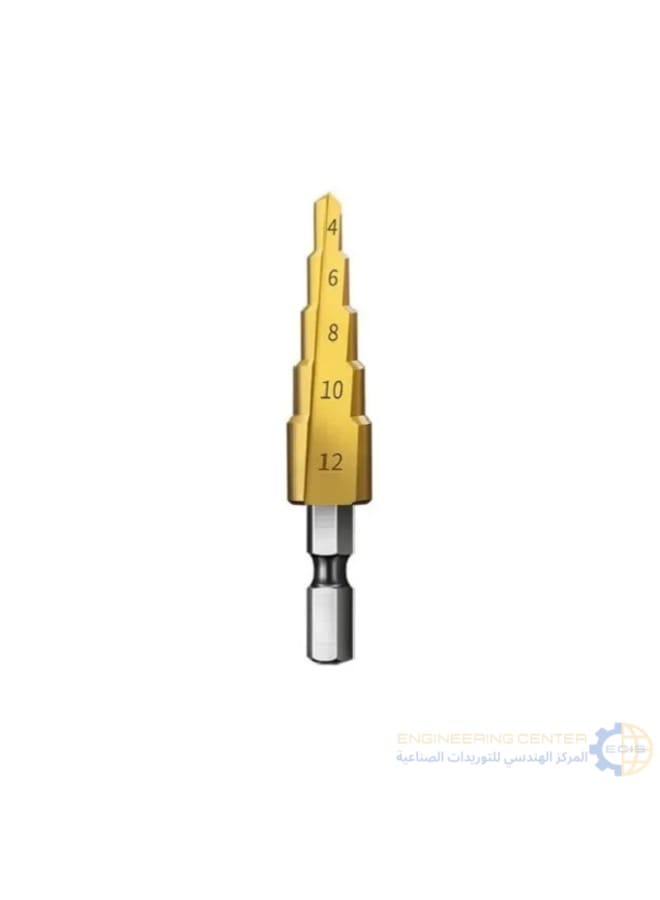 Apt 4-12mm Titanium Step Pyramid Broach for APT Steel