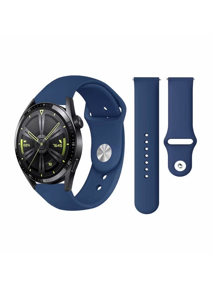 Zaboon Solid Silicon Replacement Band For Huawei Watch GT 3 46mm - Image 1