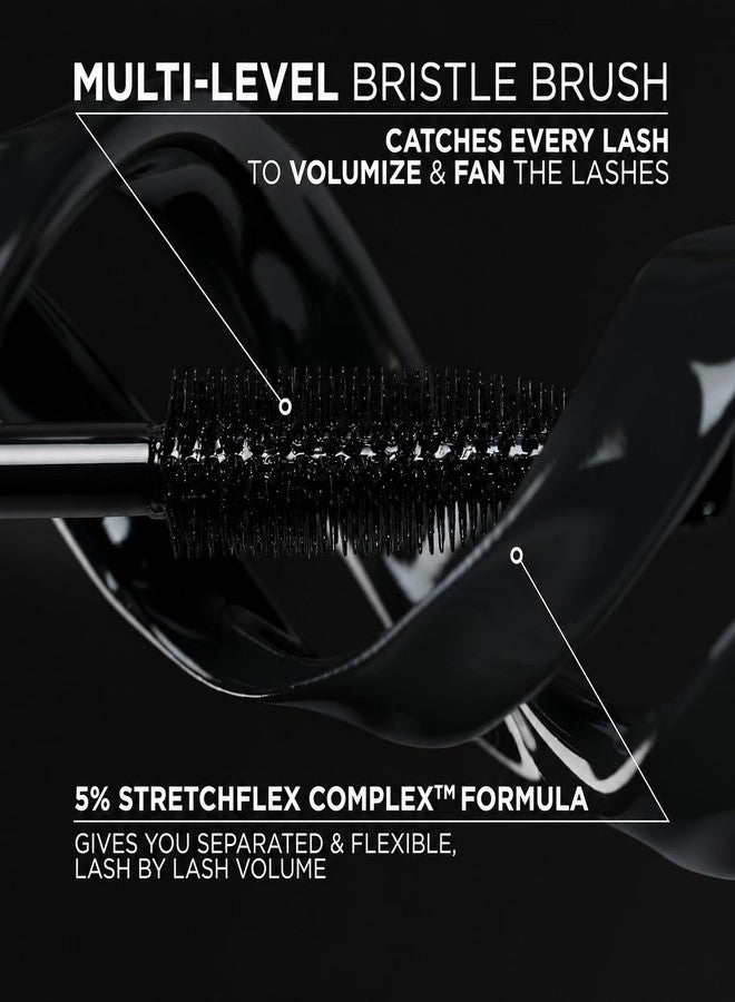 ME NOW Stereoscopic Curl Mascara for Long, Lifted & Defined Lashes – Smudge-Proof Black Formula,Volumizing and Lengthening Mascara, Washable Longwear and Smudge Resistant Make Up, Blackest Black - Image 2