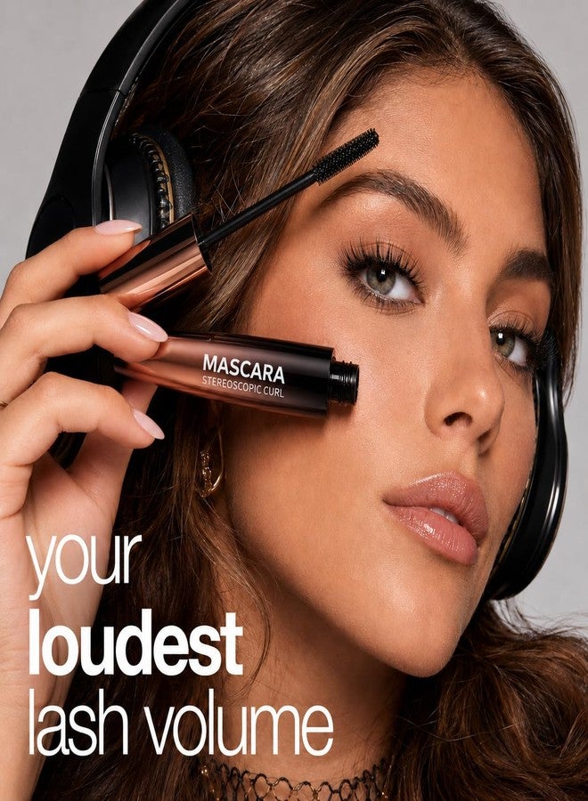 ME NOW Stereoscopic Curl Mascara for Long, Lifted & Defined Lashes – Smudge-Proof Black Formula,Volumizing and Lengthening Mascara, Washable Longwear and Smudge Resistant Make Up, Blackest Black - Image 3