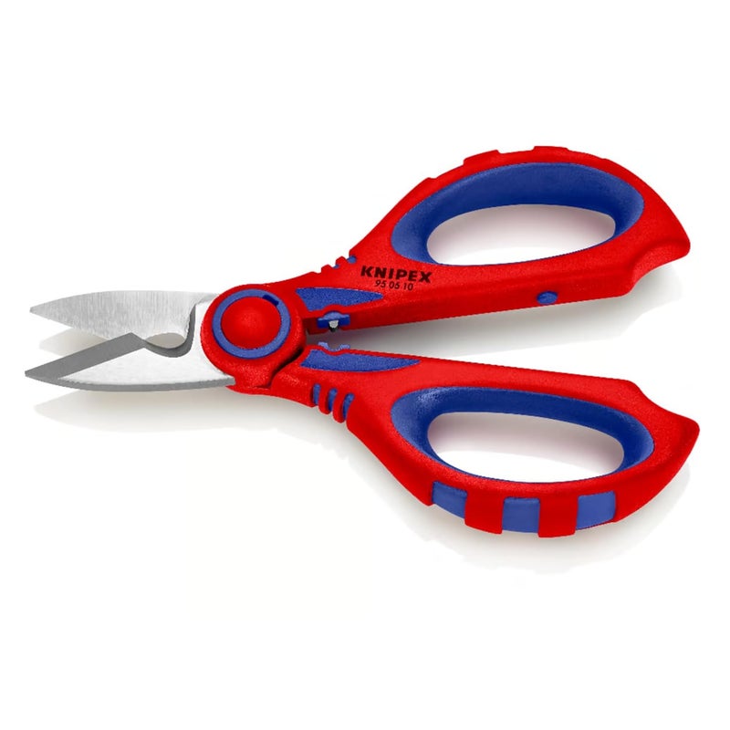 KNIPEX Knipex 95 05 10 SB Electricians Shears with MultiComponent Grips fibreglassReinforced 160 mm Blister Packed  - Image 3