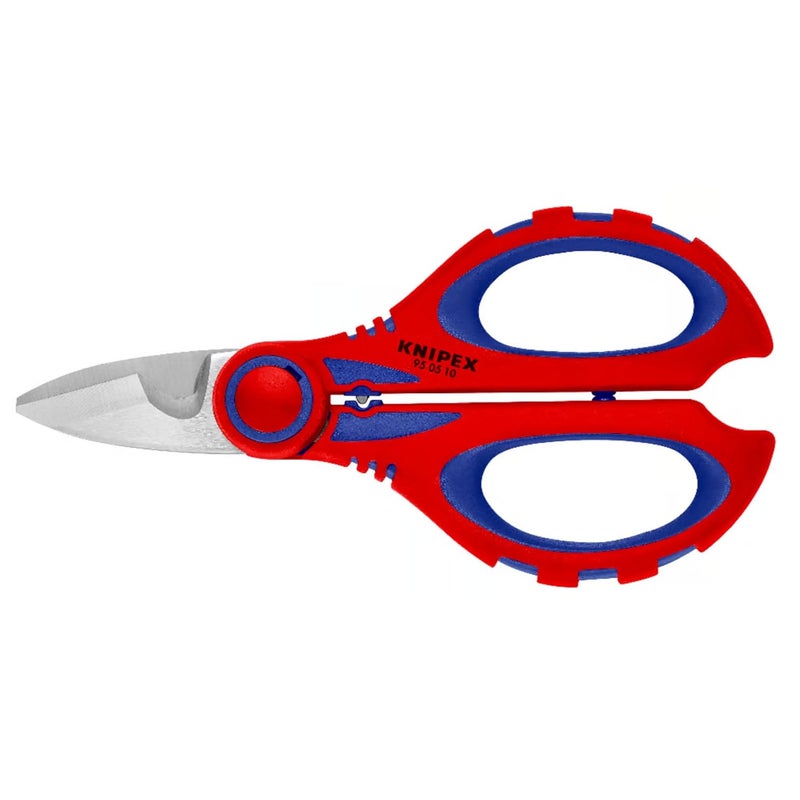 KNIPEX Knipex 95 05 10 SB Electricians Shears with MultiComponent Grips fibreglassReinforced 160 mm Blister Packed  - Image 2