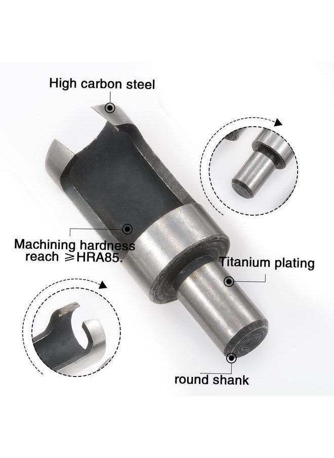 Generic 4pcs Carbon Steel Wood Plug Hole Cutter Drill Bits Set 1/4" 3/8" 1/2" 5/8" Cutting Dowel Power Woodworking Cork Hole Saw Tool  - Image 3