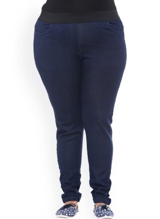 Plus Size Blue Slim Jeggings for Women - pzsku/Z537D3249302EFA2051C9Z/45/1758533478/33fb76d7-bbc7-41ac-9920-cc69c8fcb115