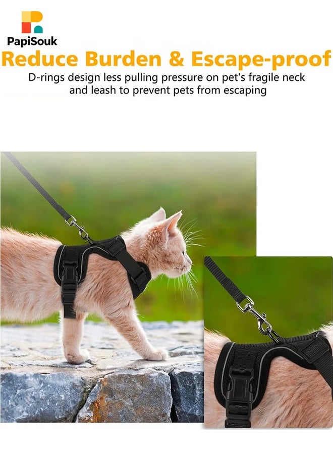 PapiSouk Adjustable Breathable Chest Harness Pet Leash - Image 5