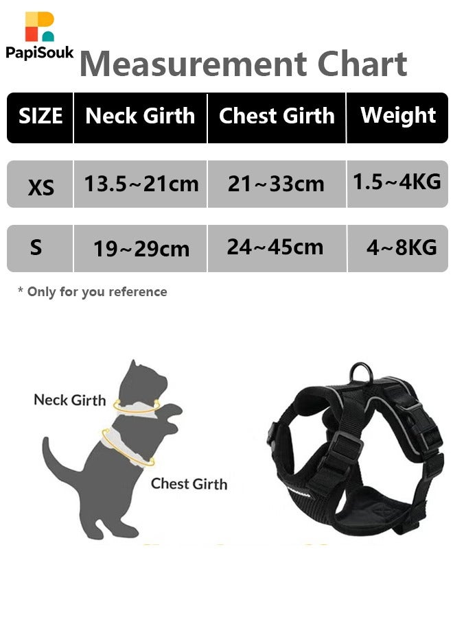 PapiSouk Adjustable Breathable Chest Harness Pet Leash - Image 4