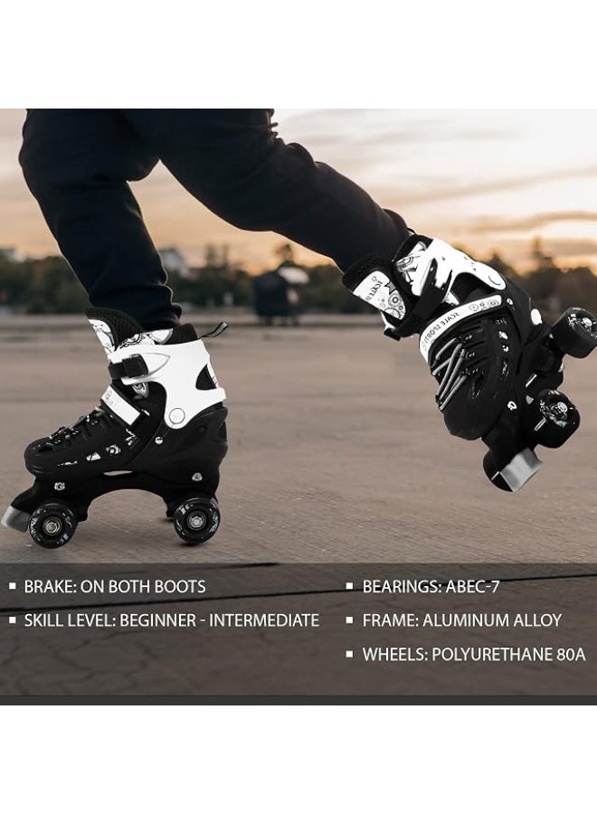 DEXO Inline & Roller Skates Shoes for Kids Youth and Adults, Adjustable inline Skates Shoes for Beginners Complete Set With Helmet and Protection, Large - Image 5