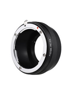 Manual Lens Mount Adapter Ring Aluminum Alloy for Pentax K-Mount Lens to Fuji X-Pro1/X-Pro2/X-Pro3/X-E2/X-E3/X-A10/X-T1/X-T2/X-T3/X-T4/X-T10/X-T20/X-T30/X-T30II/X-T100/X-H1 X-Mount Mirrorless Camera