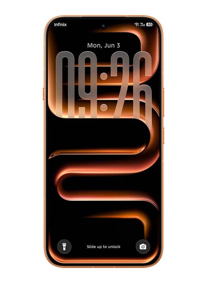 Infinix Note 60 Pro Dual SIM Solar Orange 8GB RAM 256GB 5G With Free Neck Hangin Earphone + 180 day Day Screen replacement warranty - Middle East Version - Image 4