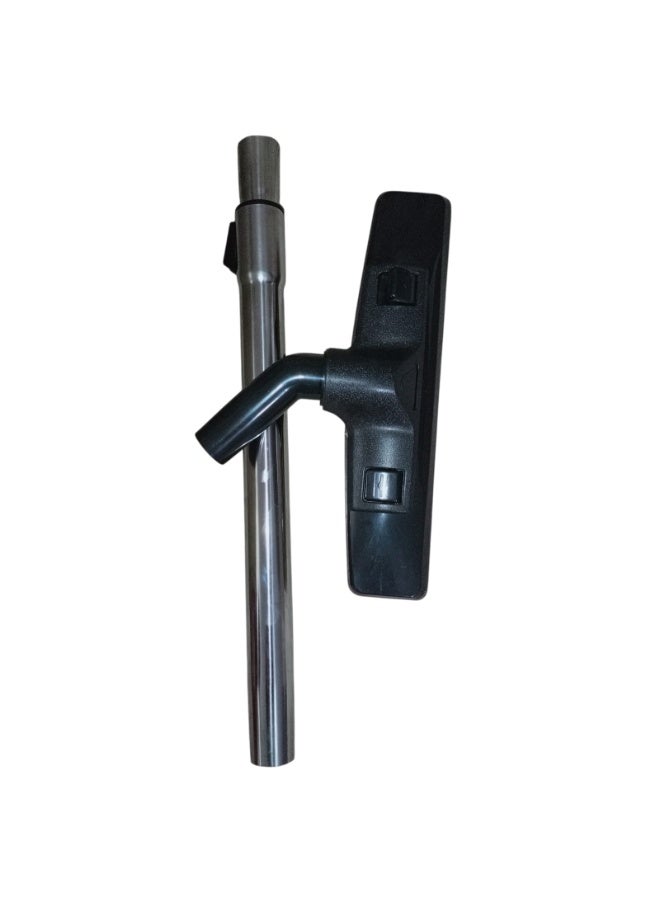 Imported vacuum cleaner set consisting of two pieces: a stainless steel hose and a brush. Compatible with some Hitachi, National, Panasonic, and Neotech vacuum cleaners. - Image 2