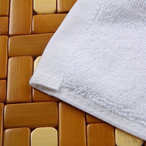 LINENWALAS Set of 12 Face Towel Curtains 550 GSM Soft Touch Face Towels Ultra Soft Quick Dry Towel White - Image 5