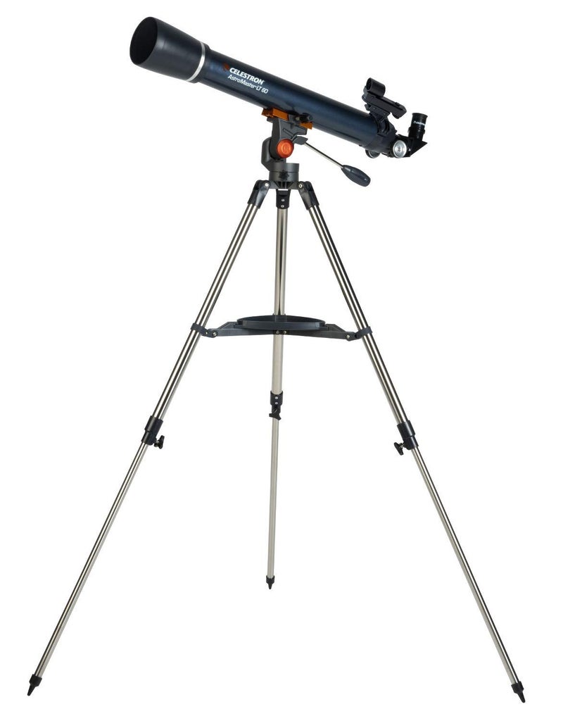 Celestron Celestron AstroMaster LT 60AZ Refractor No-Tool Setup Refracting Telescope, Blue (21073)  - Image 1