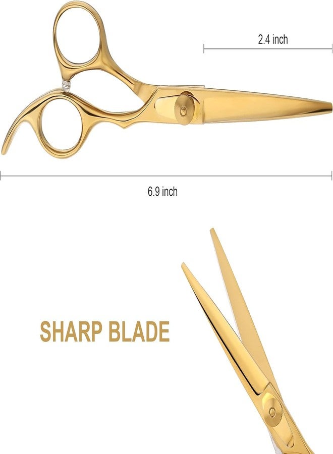 Feelhigh Professional Hair Scissors - 6.9” Premium Japanese Stainless Steel Hair Cutting Scissors, Hair Shears, Hair Razors for Hair Cutting, Barber Accessories & Hair Salon Supplies - Image 2